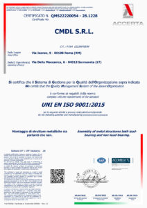 certificazione-accerta-9001-2015-cmdl-gestione-di-qualita-montaggio-strutture-metalliche-portanti-e-non